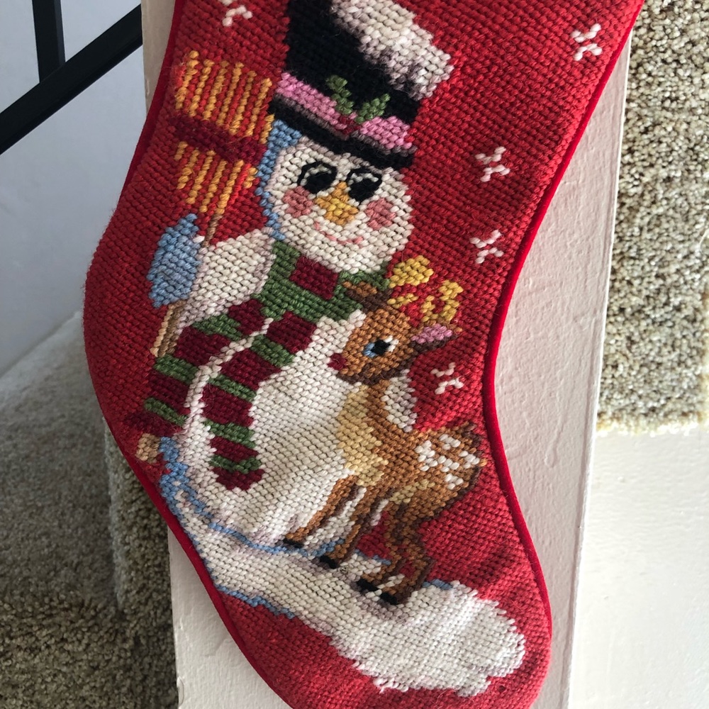 Stitched Antique Christmas Stockings - Picture 8 of 8